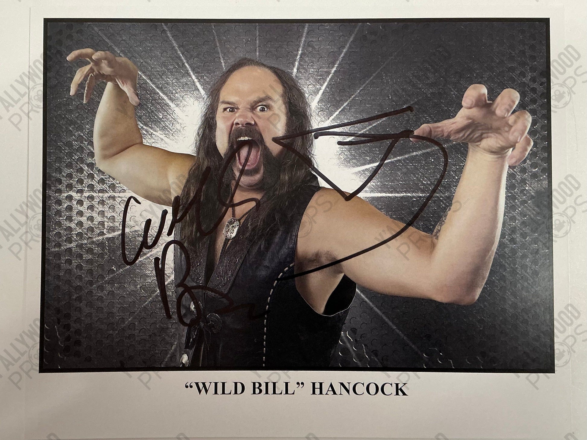 Wild Bill Autographed 8x10 S2E4 Heels (2021) Movie Prop Y'allywood Props C
