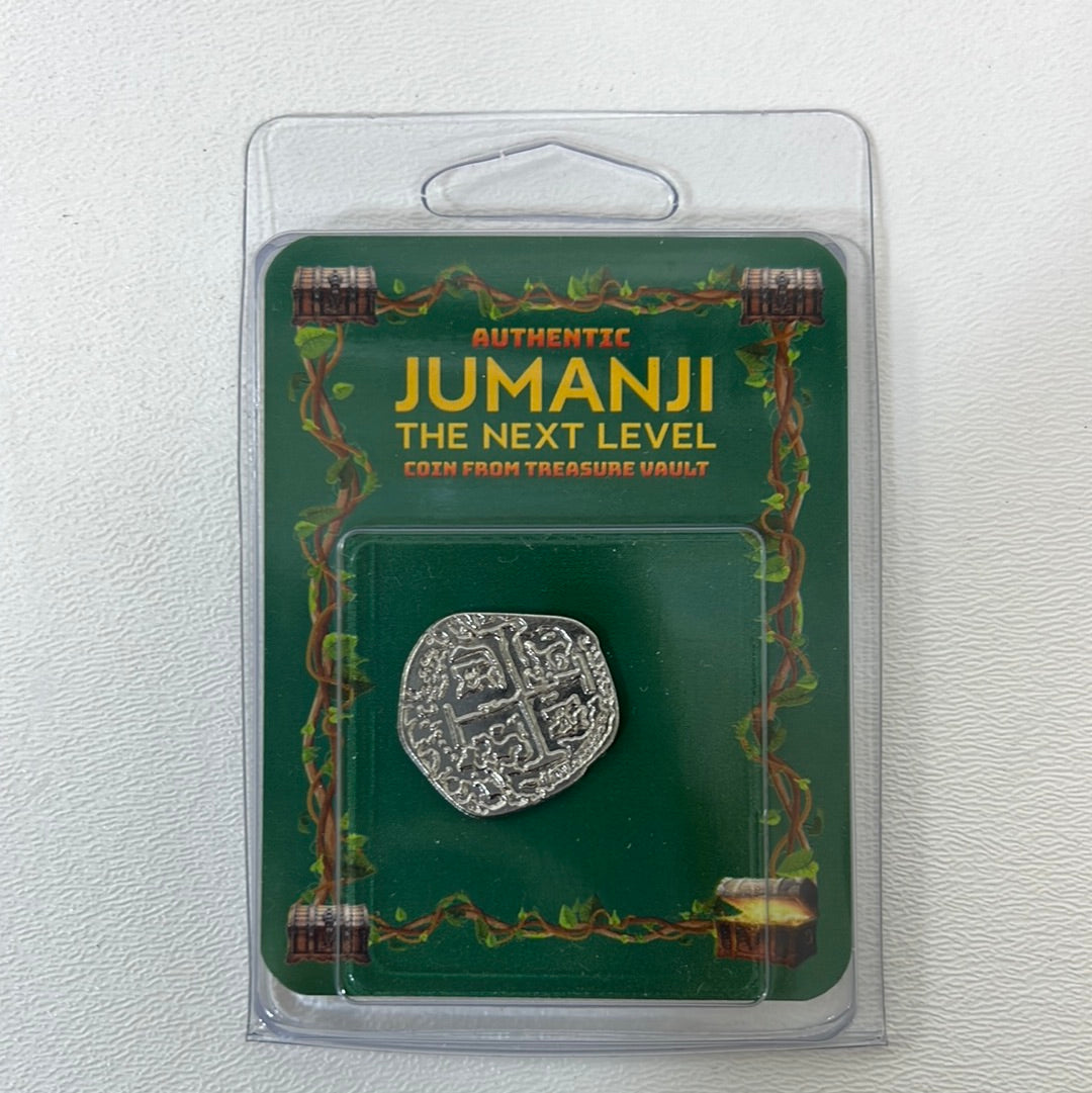 Silver Coin from Treasue Vault Jumanji: Next Level Movie Prop Atlanta Brick Co   