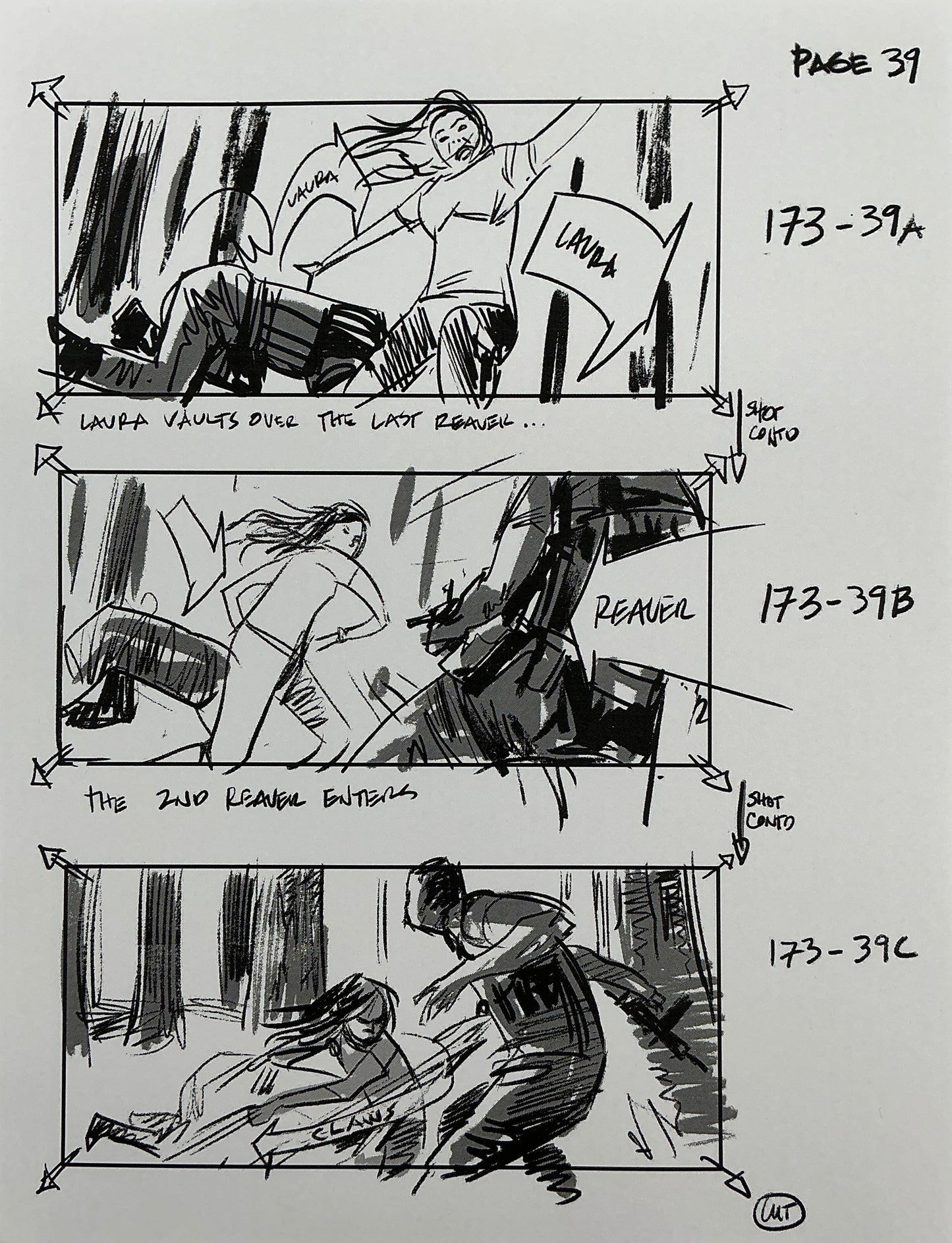 Storyboards Eden-Finale Scene 167 Logan (2017)