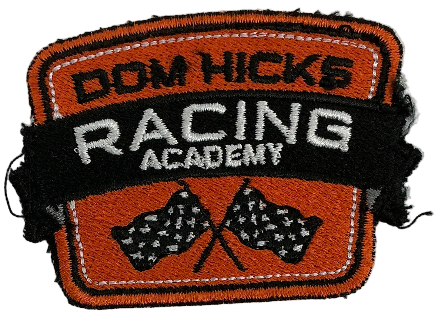 Patches from The Art of Racing in the Rain (2019) Movie Prop Y'allywood Props Dom Hicks Racing Academy - 2x2.5"