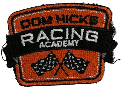 Patches from The Art of Racing in the Rain (2019) Movie Prop Y'allywood Props Dom Hicks Racing Academy - 2x2.5"