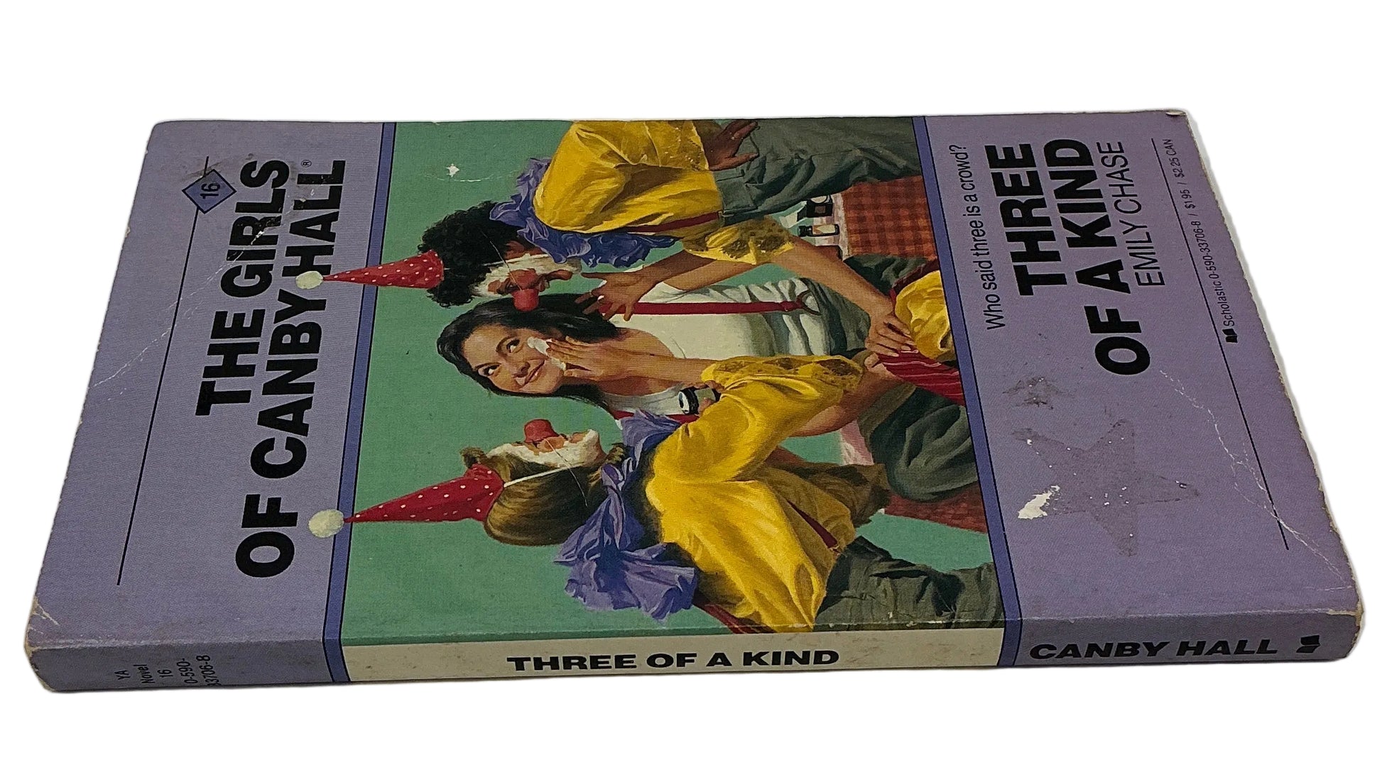 Books from Wheeler's Basement Stranger Things (2016-2025) Movie Prop Y'allywood Props The Girls of Canby Hall Three of a Kind by Emily Chase