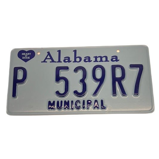 Alabama Municipal License Plates Just Mercy Movie Prop Y'allywood Props   