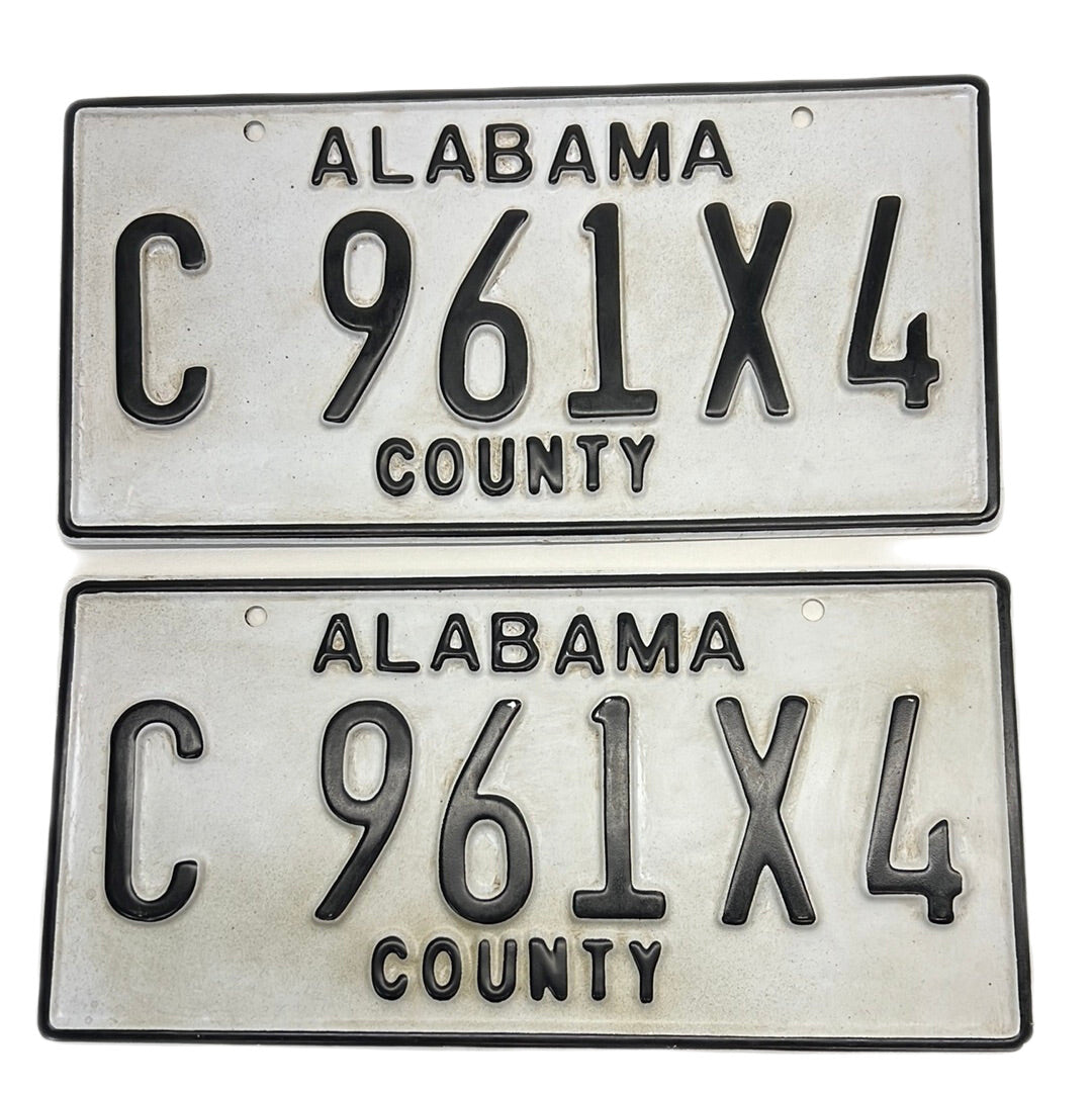 Alabama County License Plates Just Mercy Movie Prop Y'allywood Props C 961X4  