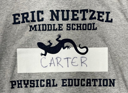 Middle School PE T-Shirts Me Apple TV Series (2024) Y'allywood Props YM Carter