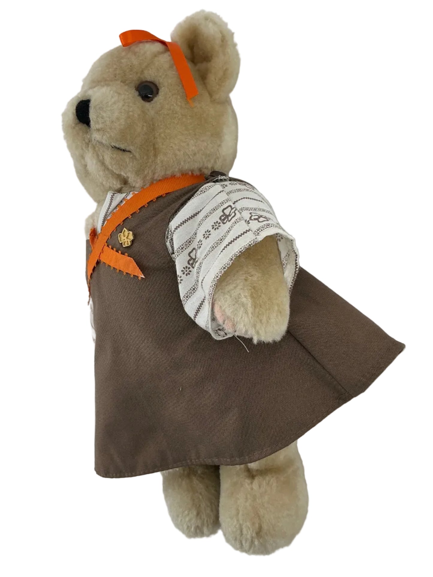 Girl Scout Plush Bear from Wheeler's Basement Stranger Things (2016-2025) Movie Prop Y'allywood Props