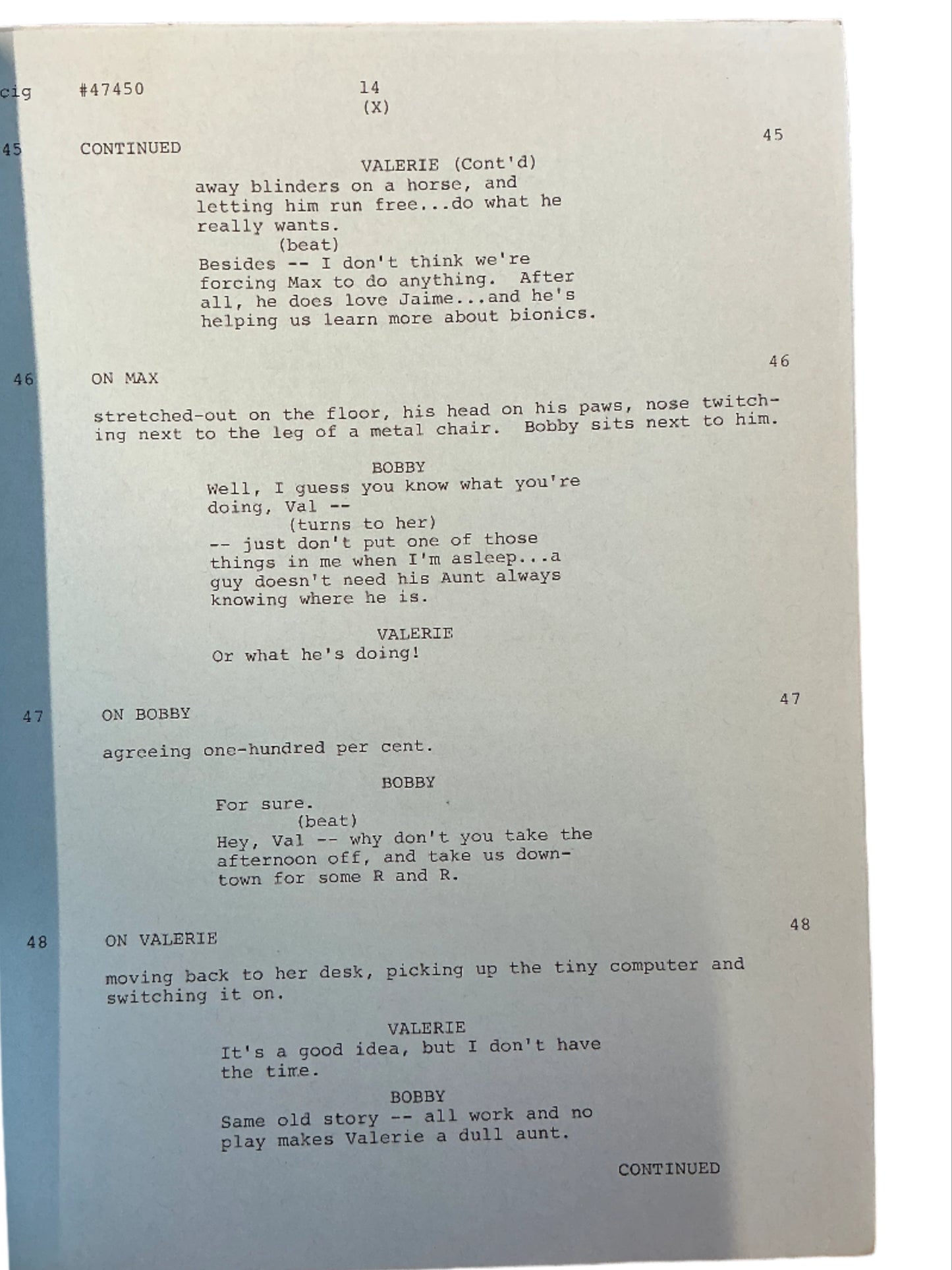 Original Script S3E10 The Bionic Woman (1976-1978) Memorabilia Y'allywood Props