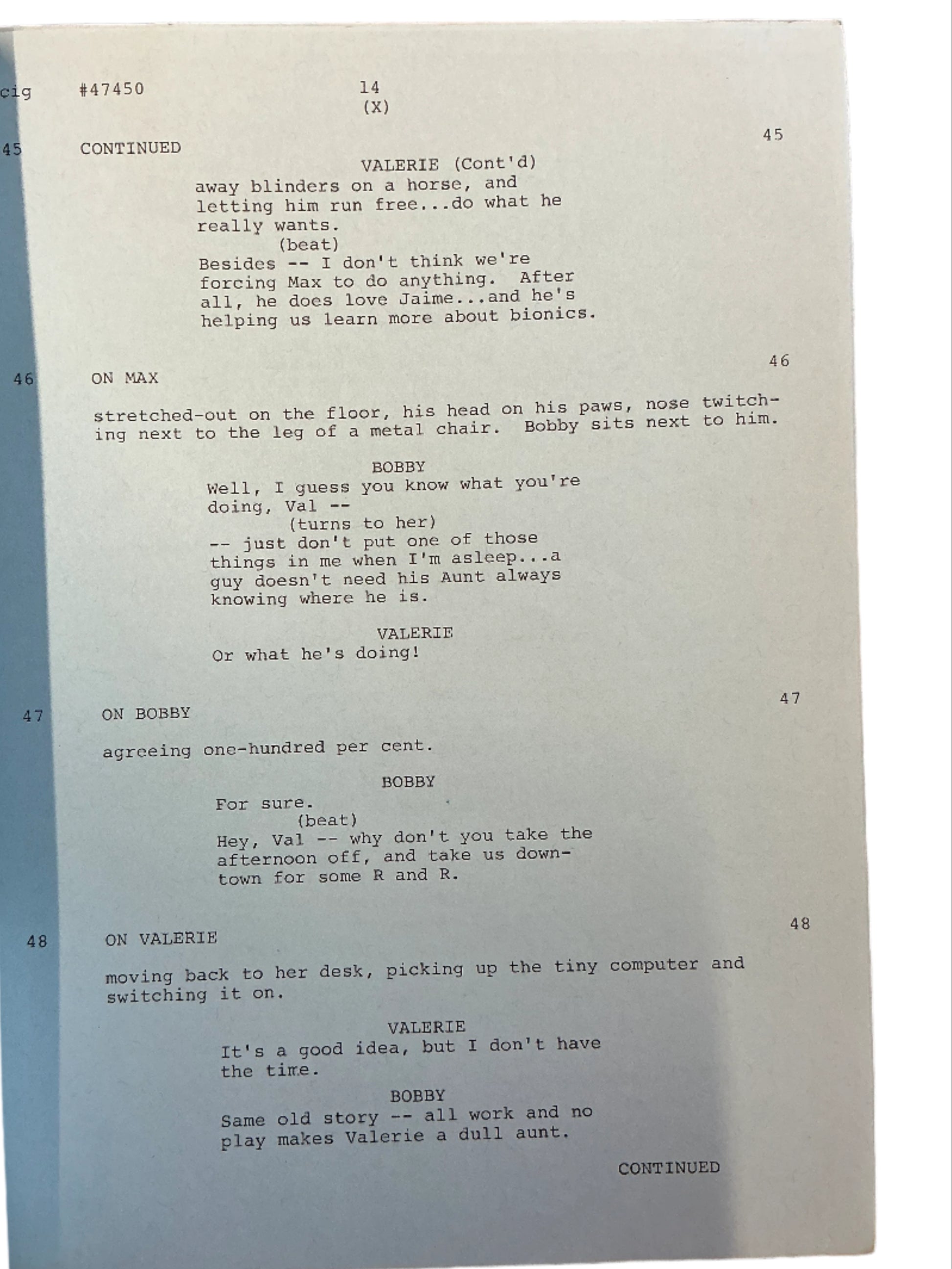 Original Script S3E10 The Bionic Woman (1976-1978) Memorabilia Y'allywood Props
