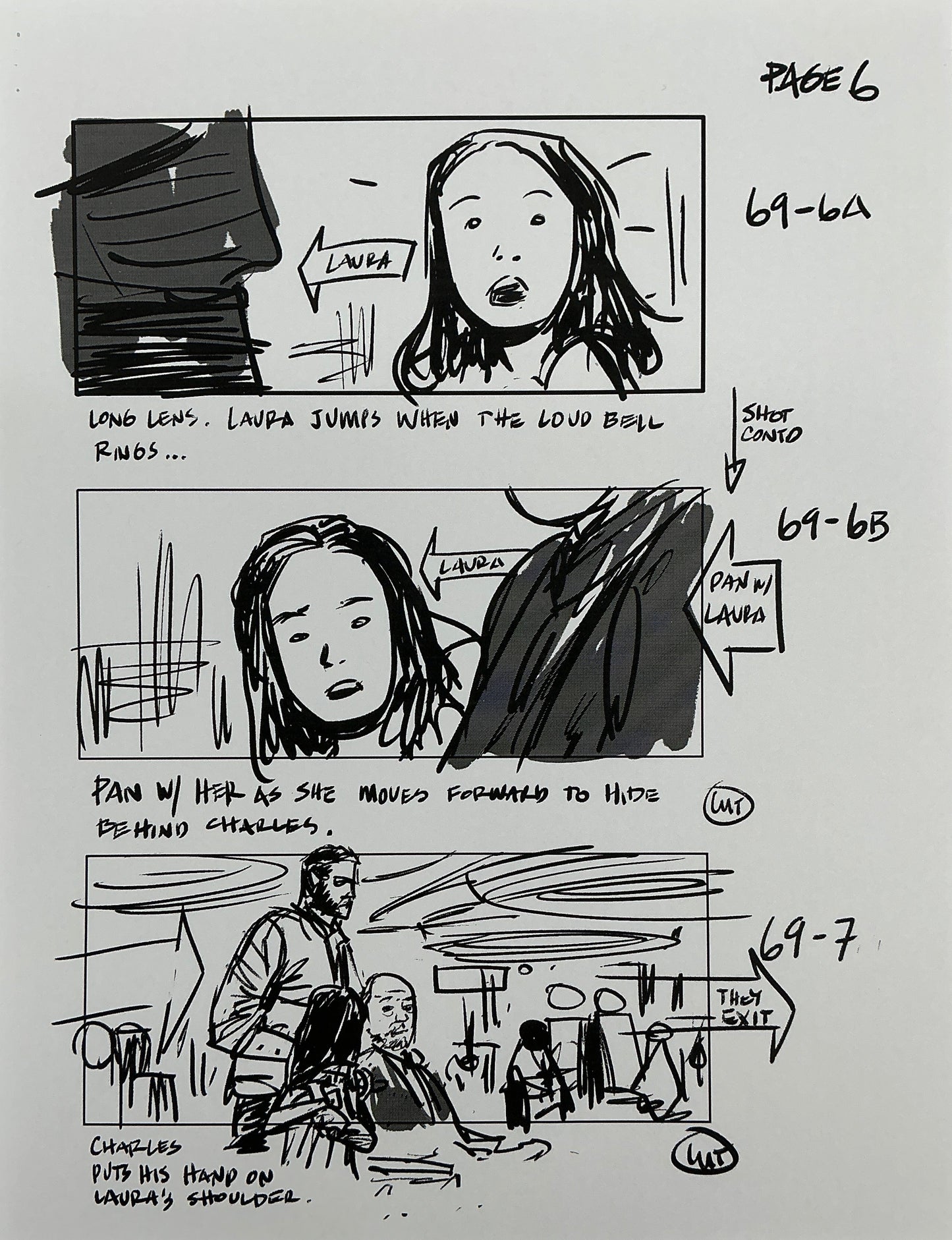 Storyboards Entering Casino Scene 68 Logan (2017) Memorabilia Y'allywood Props 6