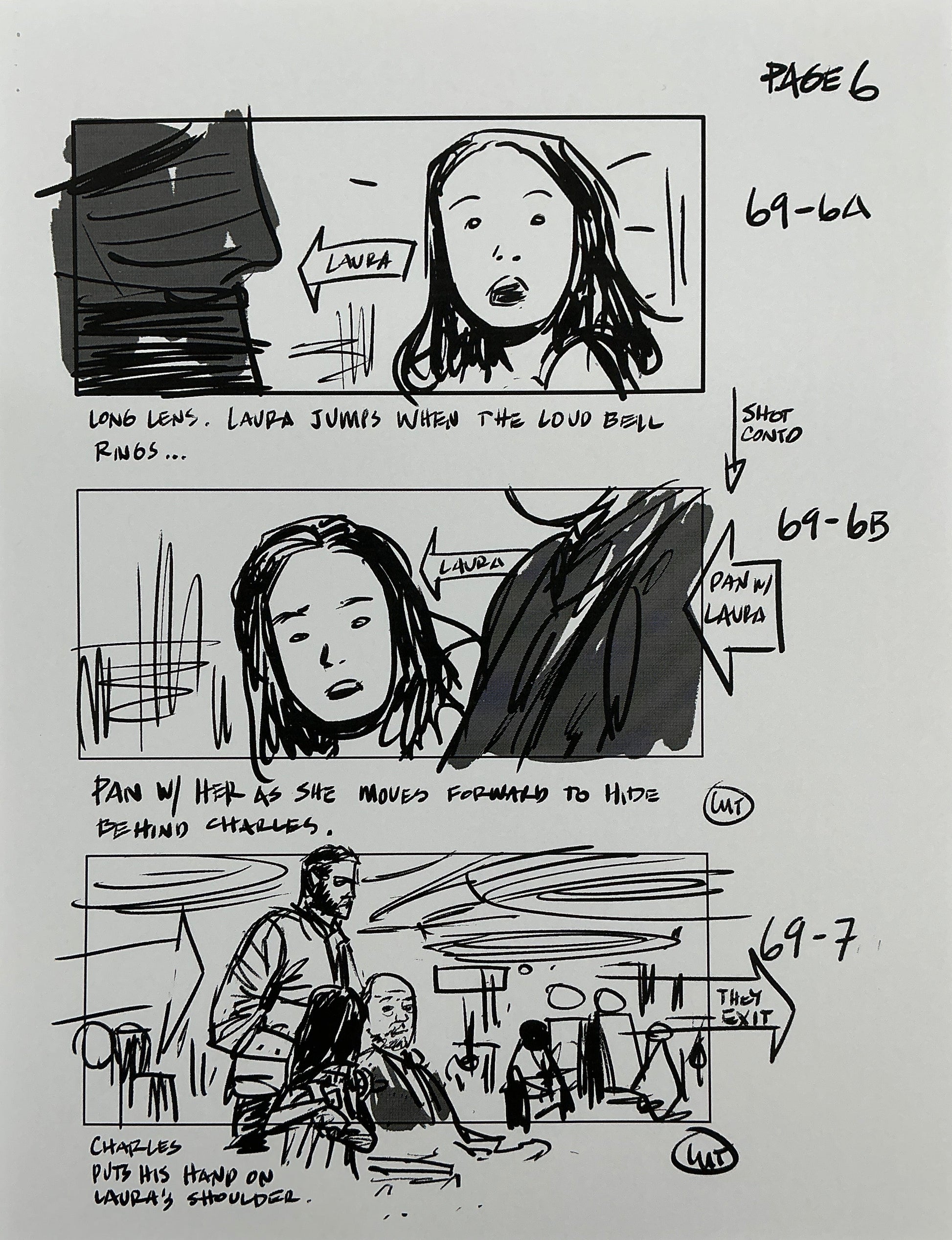 Storyboards Entering Casino Scene 68 Logan (2017) Memorabilia Y'allywood Props 6