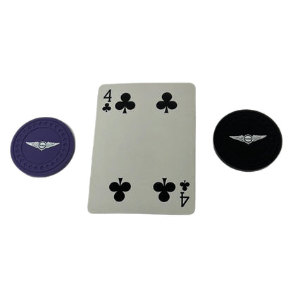 NWA Poker Chips and Card from Soul Plane Movie Prop Y'allywood Props 4 Clubs  