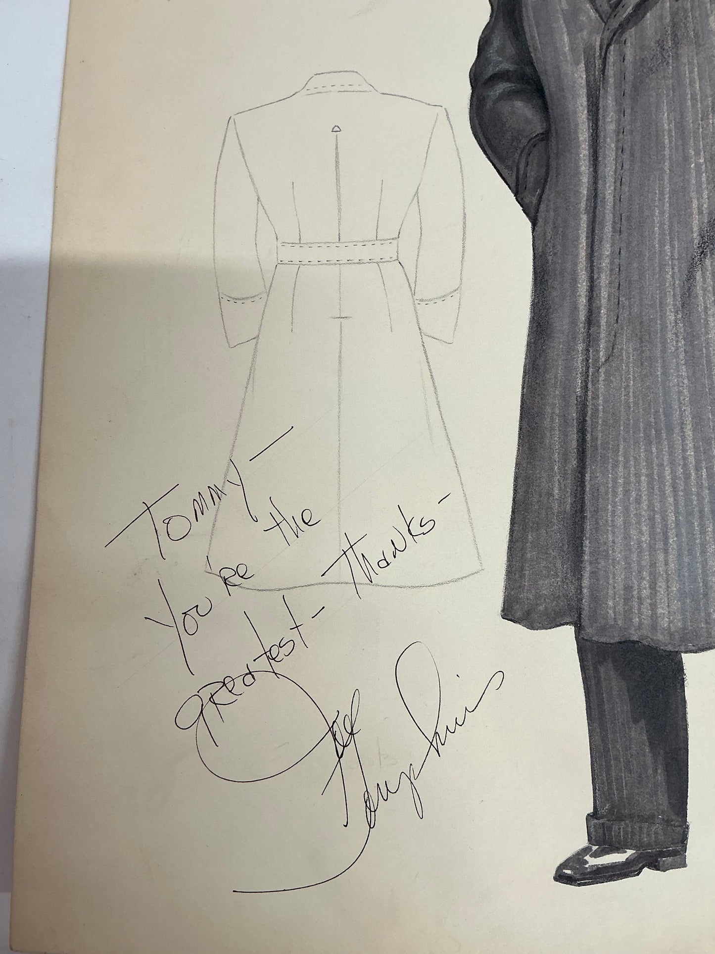 Haleen K. Holt Costume Sketch Eddie Murphy Harlem Nights (1989) Memorabilia Y'allywood Props
