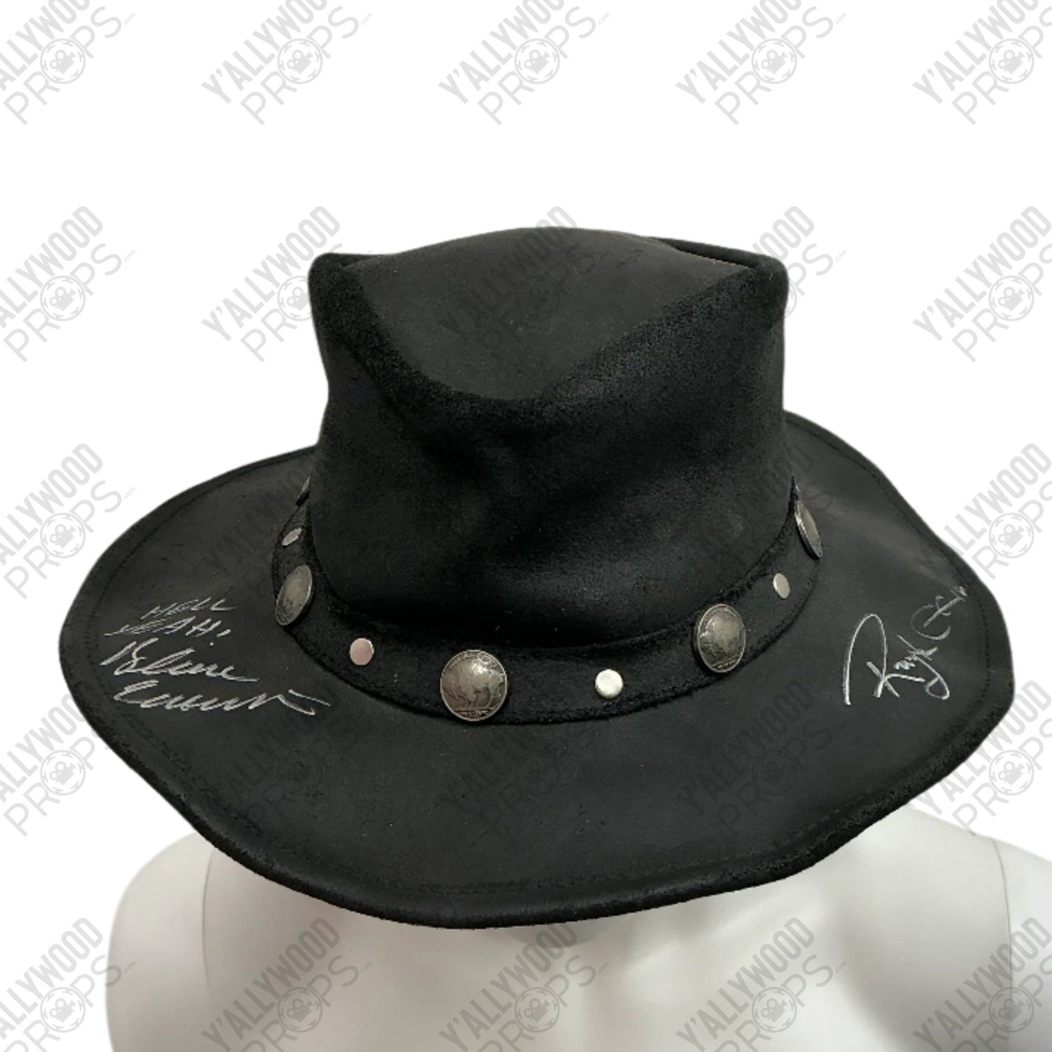 Nashville Pussy Signed Cowboy Hat Autograph Y'allywood Props