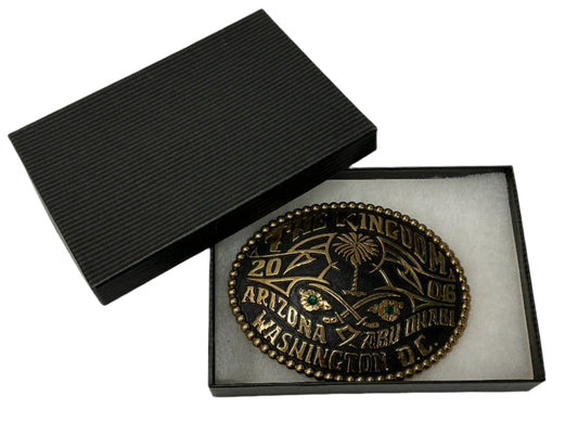Belt Buckle Cast & Crew Gift Three Kings (1999) Memorabilia Y'allywood Props
