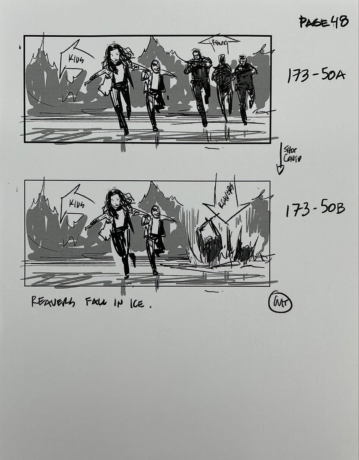 Storyboards Eden-Finale Scene 167 Logan (2017)