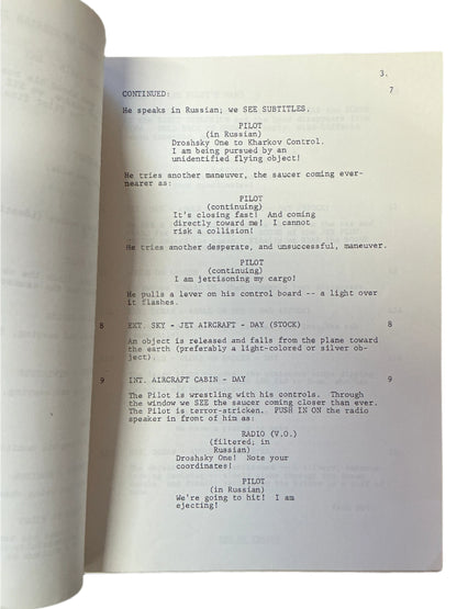 Final Draft Script S3E13 Wonder Woman (1975-1979) Movie Prop Y'allywood Props