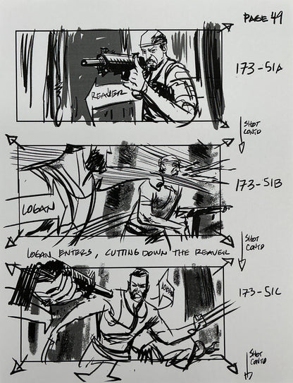 Storyboards Eden-Finale Scene 167 Logan (2017)