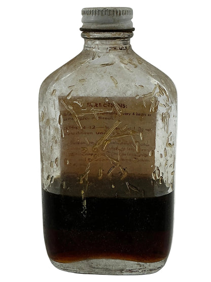 Cough Syrup from Hopper's Cabin Stranger Things (2016-2025) Movie Prop Y'allywood Props