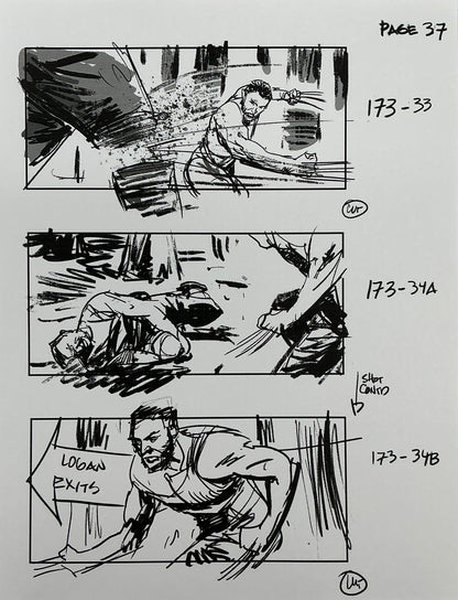 Storyboards Eden-Finale Scene 167 Logan (2017)