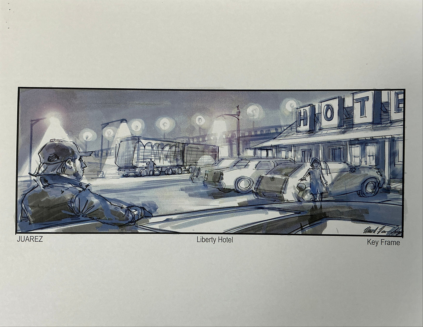 Storyboards Liberty Hotel Scene 37 Logan (2017) Memorabilia Y'allywood Props 2