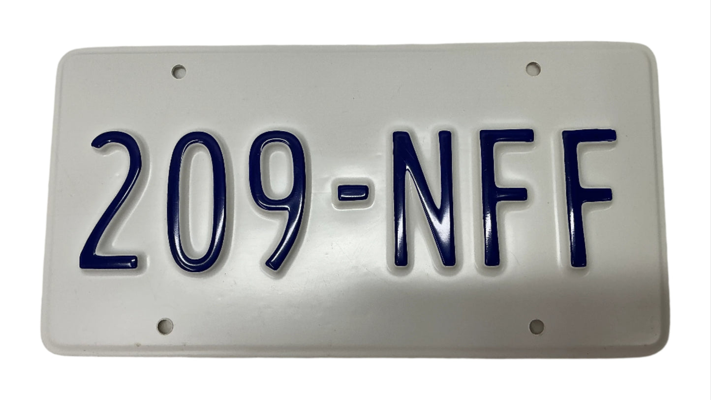 License Plates Franklin & Bash (TV Series 2011-2014) Y'allywood Props 209NFF