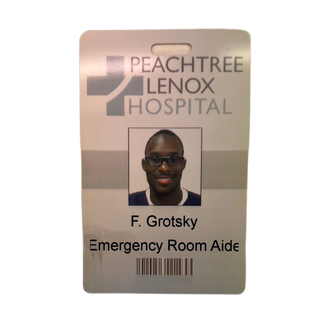 Peachtree Lenox Hospital ID Badges Survivor’s Remorse Movie Prop Y'allywood Props   