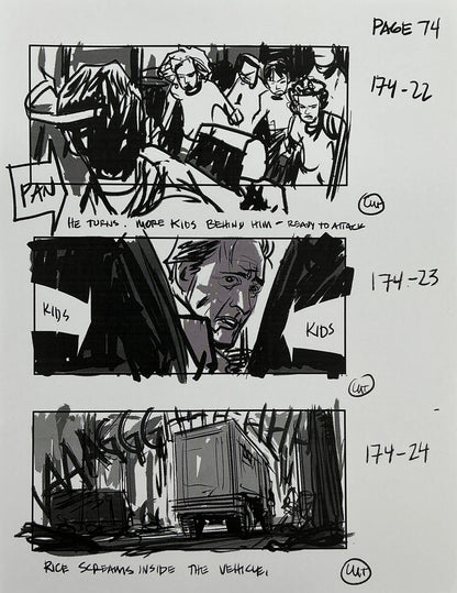 Storyboards Eden-Finale Scene 167 Logan (2017)