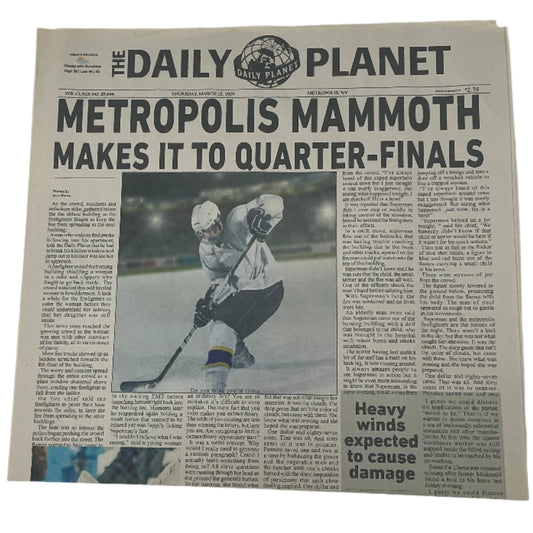 The Daily Planet Newspaper Superman & Lois (2021-2024) Wardrobe Y'allywood Props