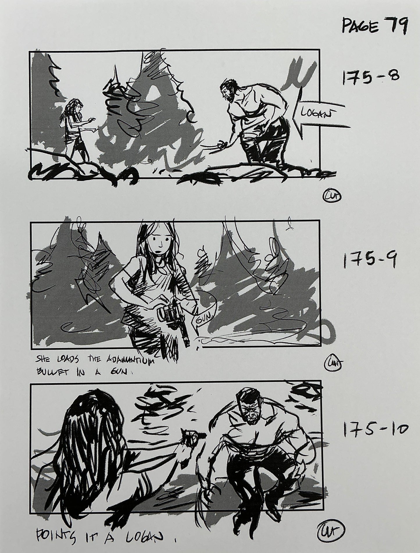 Storyboards Eden-Finale Scene 167 Logan (2017)