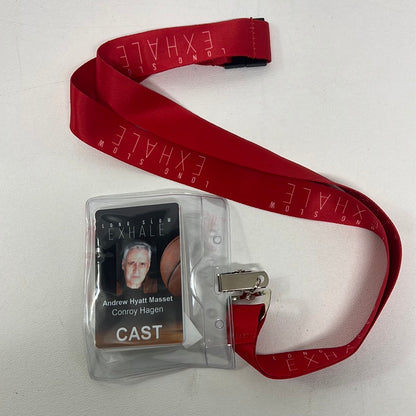 Long Slow Exhale Cast ID Badges Movie Prop Y'allywood Props Andrew Hyatt Masset  