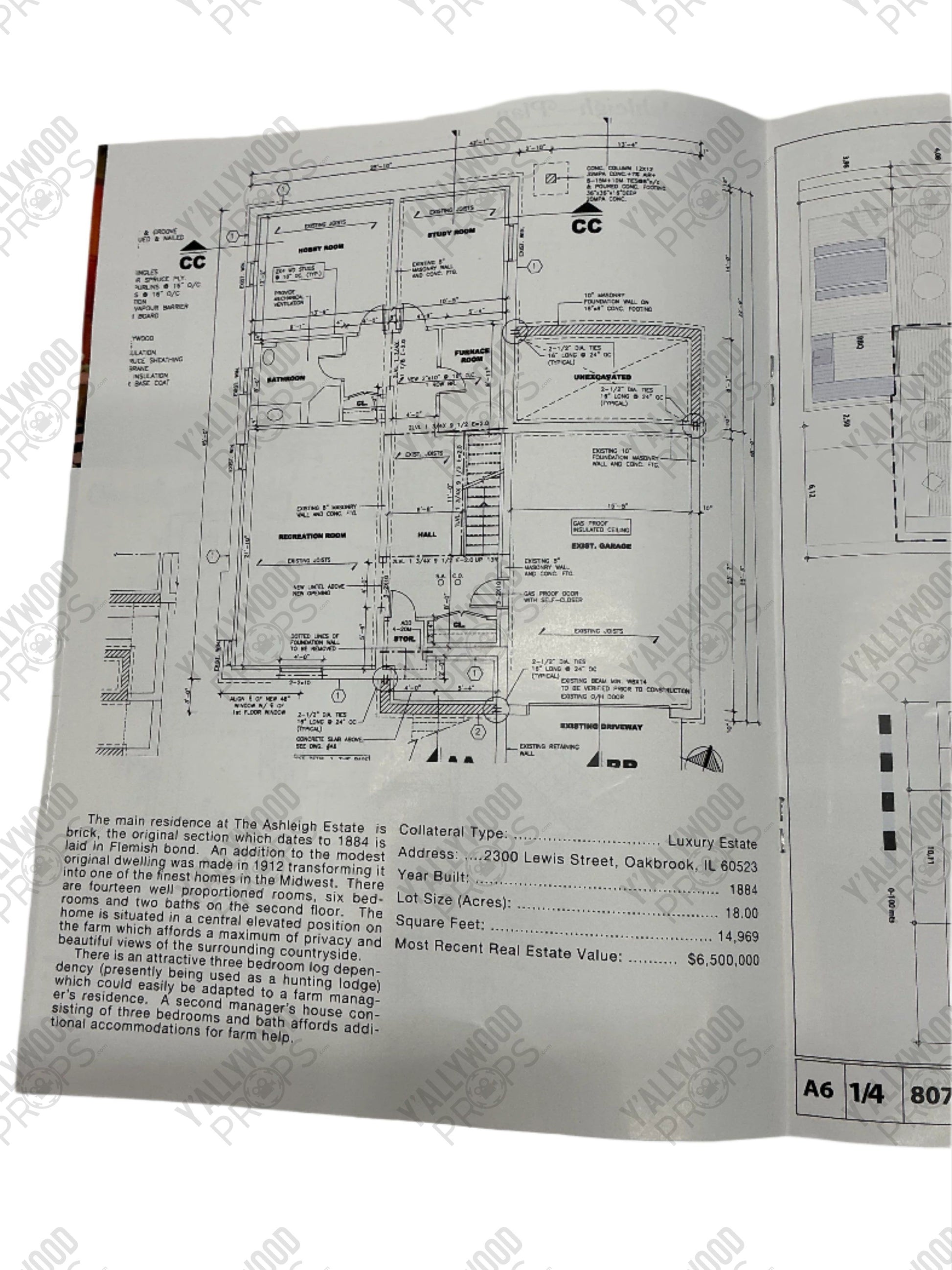 Ty's Luxury Real Estate Magazine The Beanie Bubble (2023) Movie Prop Y'allywood Props