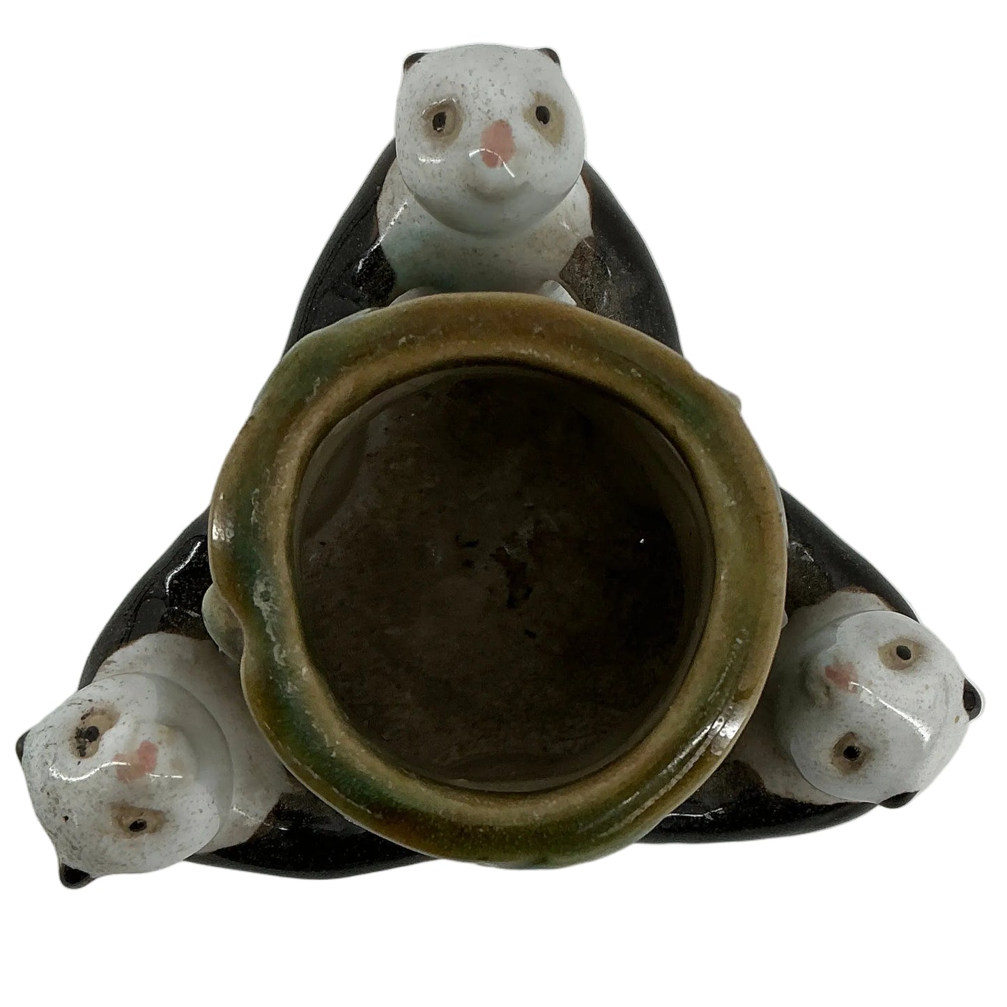Ceramic Panda Candle Jar from Byer's House Stranger Things (2016-2025) Movie Prop Y'allywood Props