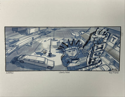 Storyboards Liberty Hotel Scene 37 Logan (2017) Memorabilia Y'allywood Props 6