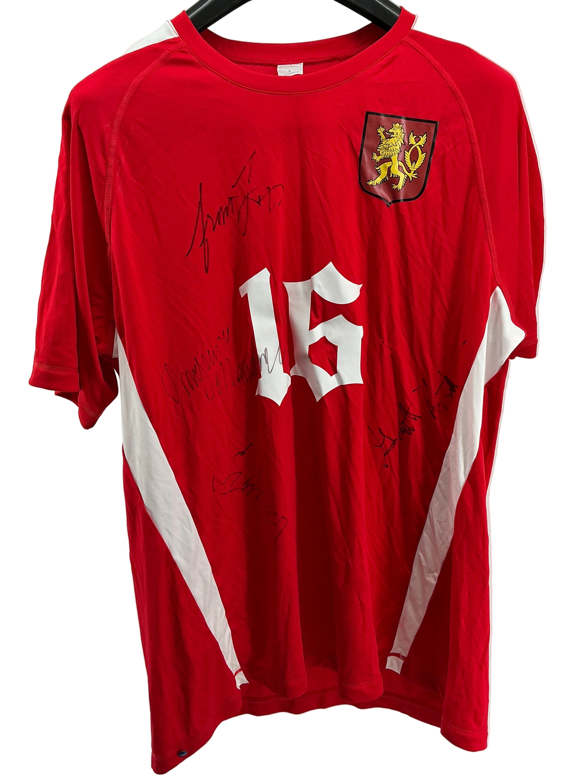 Ziggy's Hofbrau Soccer Jerseys Den of Thieves (2018) Movie Prop Y'allywood Props Large (Red)