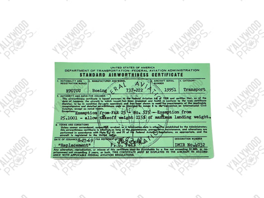 Baton Rouge Customs Forms American Made (2017) Movie Prop Y'allywood Props