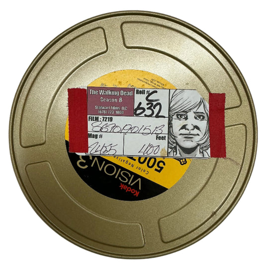 The Walking Dead Season 8 Film Reel Can Movie Prop Y'allywood Props