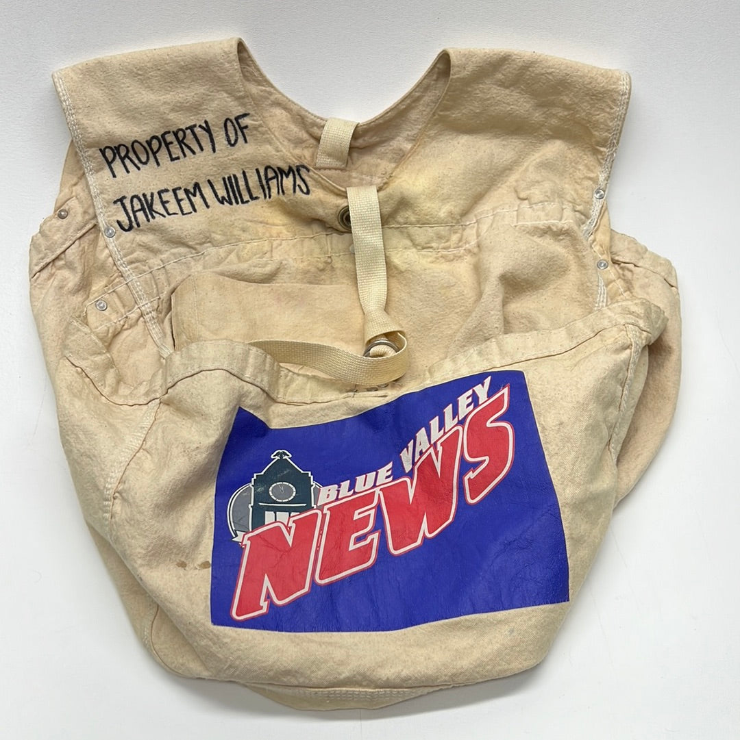 Jakeem William’s Newspaper Bag Stargirl Movie Prop Atlanta Brick Co   