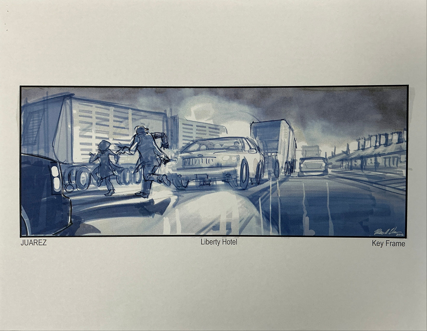Storyboards Liberty Hotel Scene 37 Logan (2017) Memorabilia Y'allywood Props 4