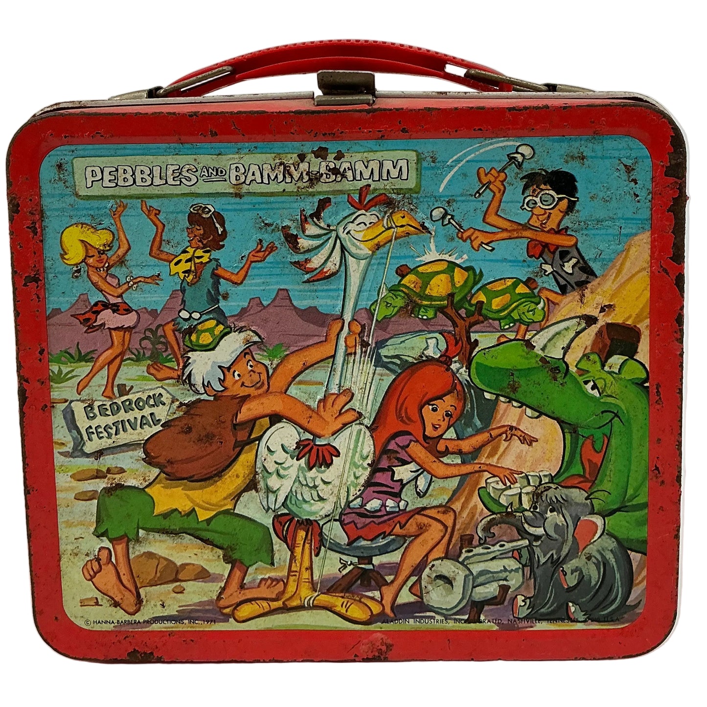 The Flintstones Lunchbox from Will Byer's Room Stranger Things (2016-2025) Movie Prop Y'allywood Props