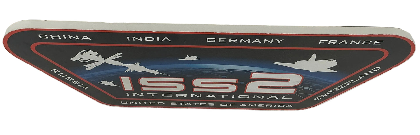 ISS 2 Logo Sign Geostorm (2017) Movie Prop Y'allywood Props