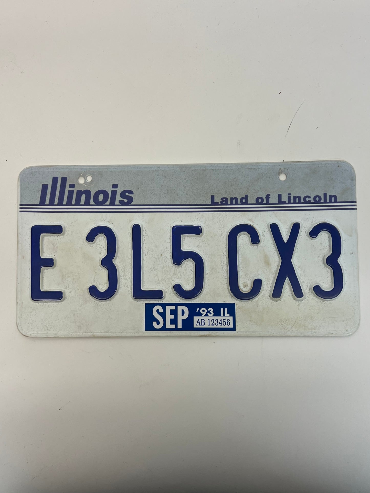 Screen Used License Plates The Beanie Bubble Movie Prop Y'allywood Props Ty's Contractor's Truck Back  