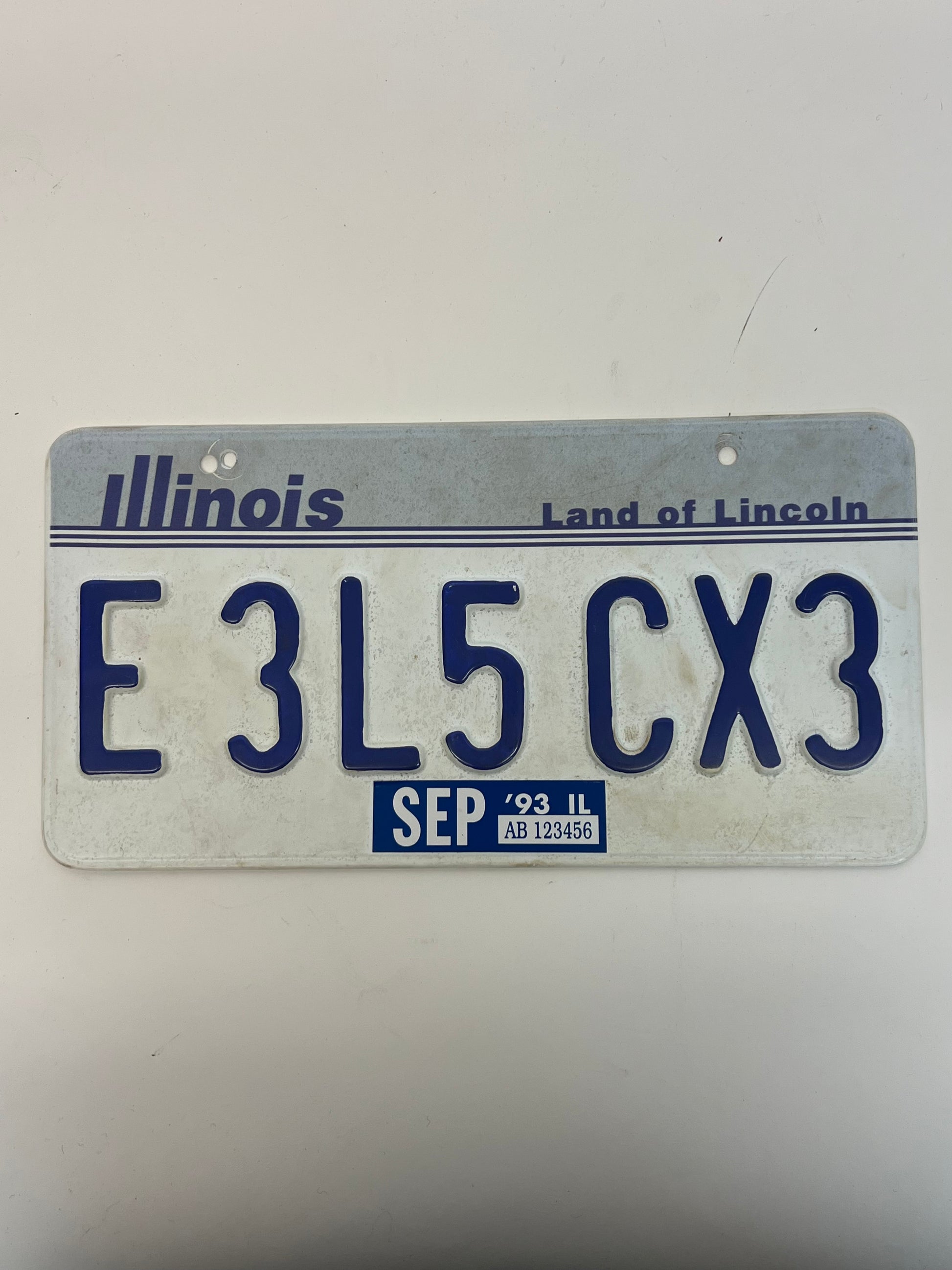 Screen Used License Plates The Beanie Bubble Movie Prop Y'allywood Props Ty's Contractor's Truck Back  