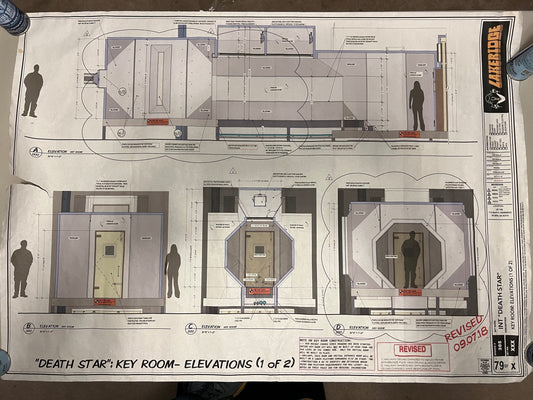 Russian Lab in Starcourt Mall Blueprints Stranger Things Movie Prop Y'allywood Props   