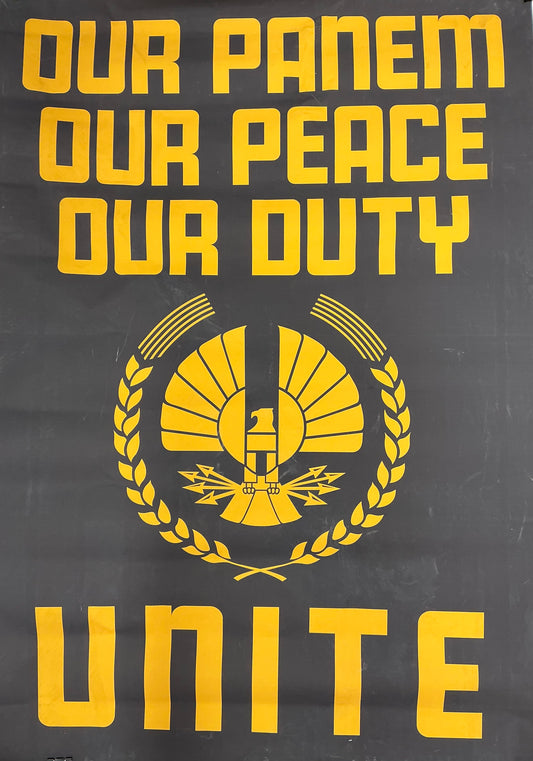 Large Unite Poster The Hunger Games: Mockingjay Part 2 (2015) Movie Prop Y'allywood Props