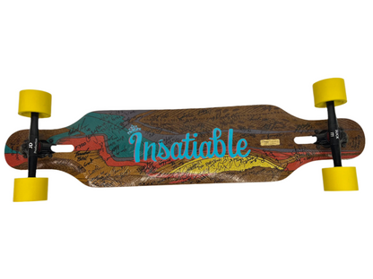 Insatiable Season 1 Crew Autographed Skateboard Movie Prop Y'allywood Props   