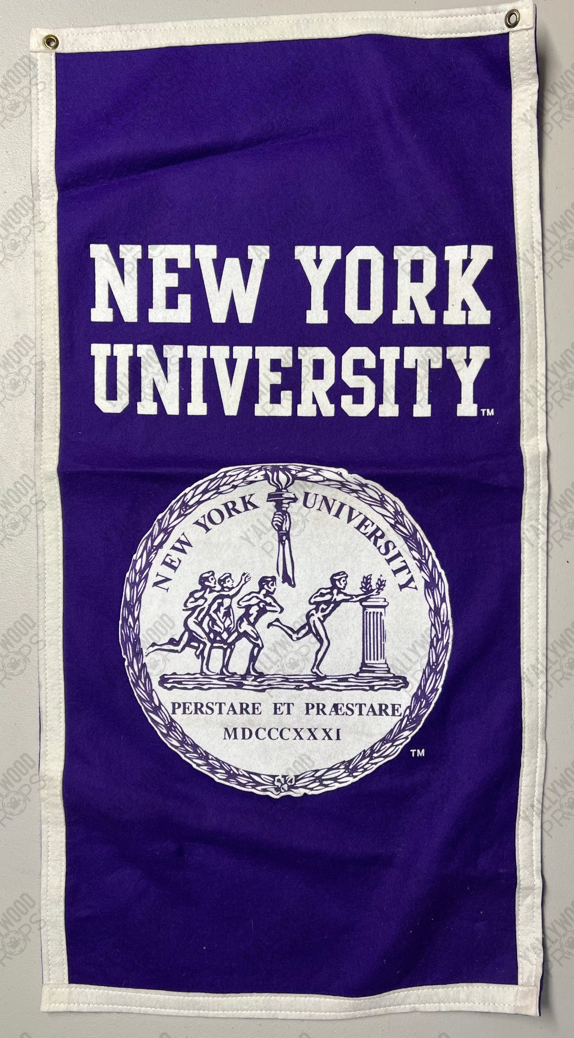 NYU Banner Jumanji Next Level Movie Prop Y'allywood Props