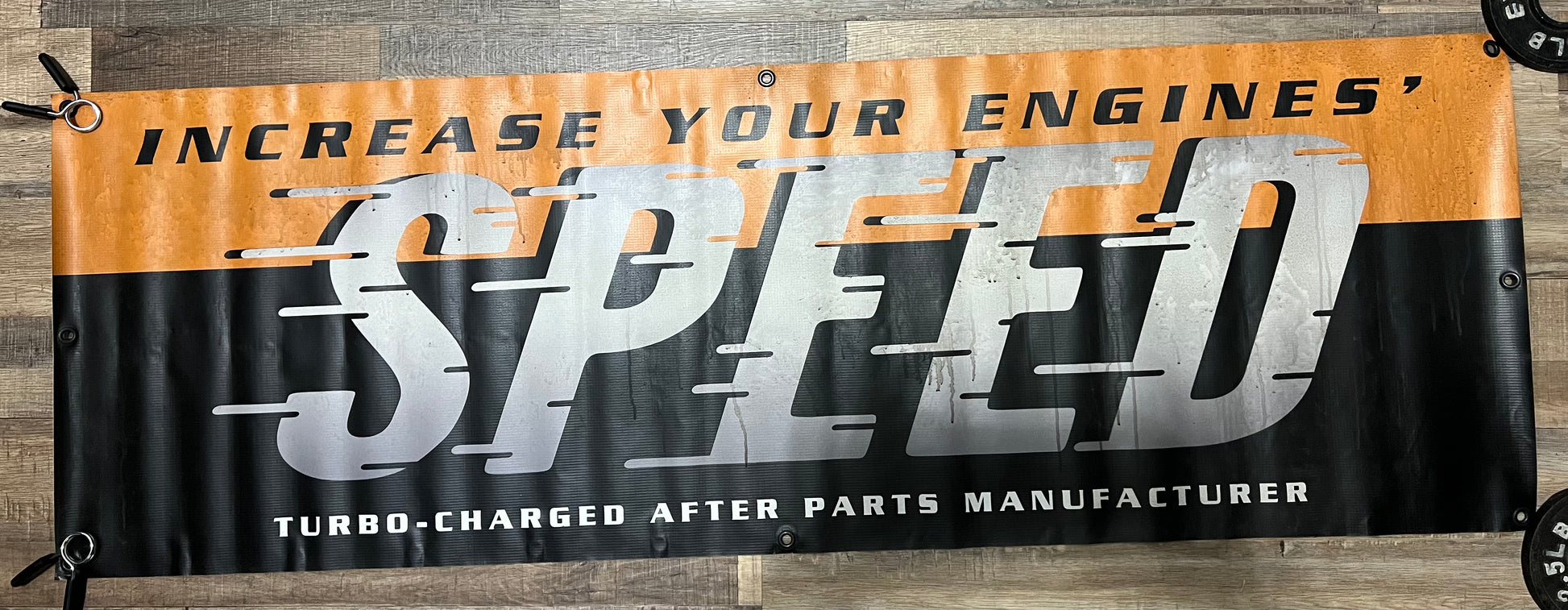 King's Kars Garage Banners Bad Boys For Life Movie Prop Y'allywood Props Speed - Screen Used  