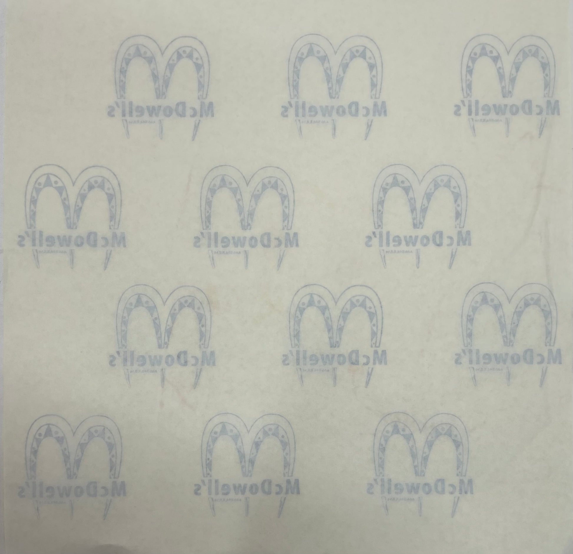 McDowell's Burger Wrap Coming 2 America (2021) Movie Prop Y'allywood Props