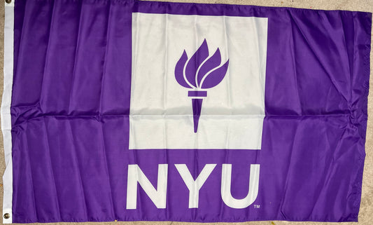 NYU Flag Jumanji Next Level Movie Prop Atlanta Brick Co   