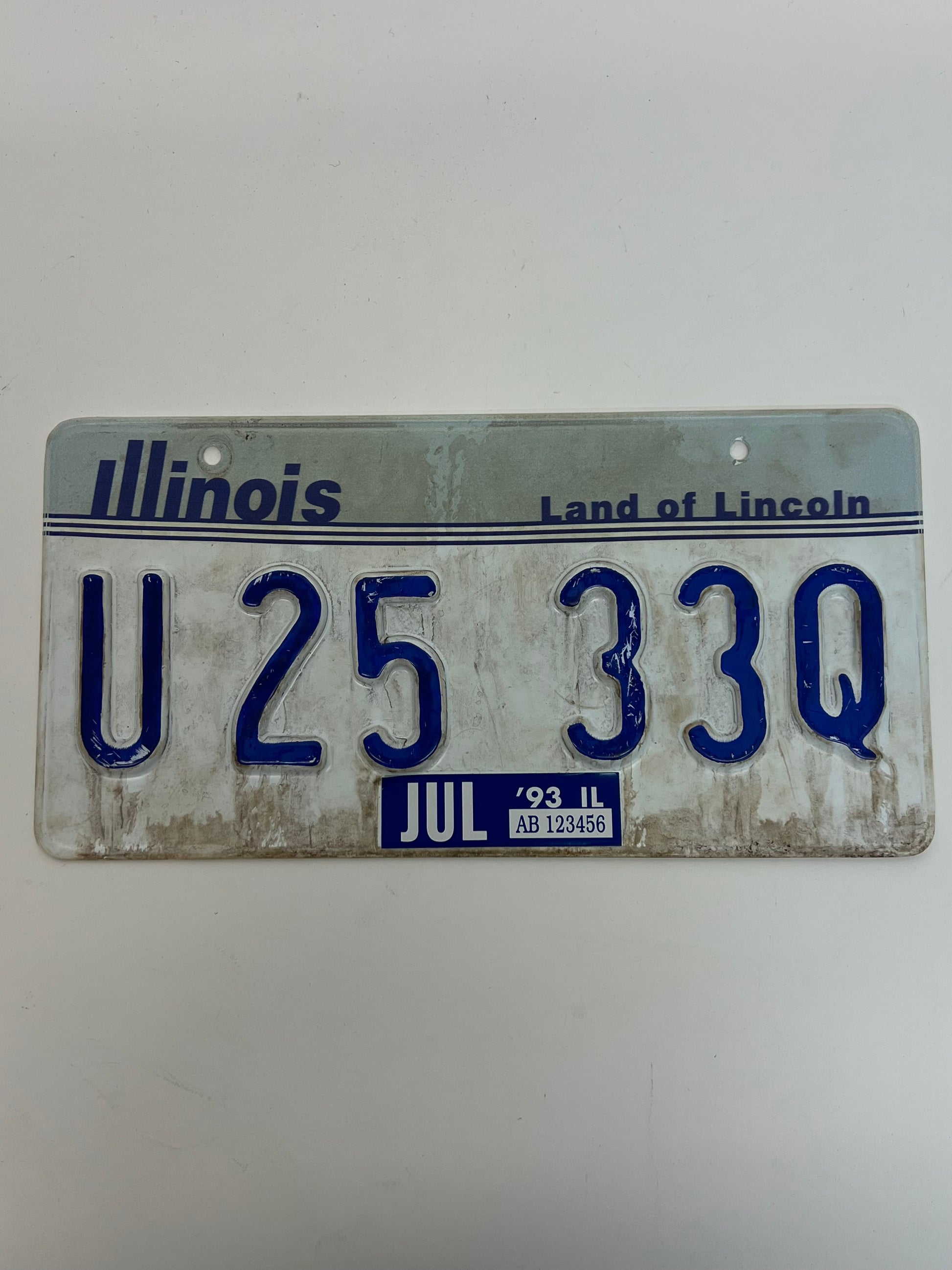 Screen Used License Plates The Beanie Bubble Movie Prop Y'allywood Props Ty's Painter's Van Back  